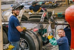 Wabash’s Mauston, Wisconsin, tank trailer location boasts 22 service bays, six production bays, three fabrication bays, 50 employees—and more than $3 million in parts inventory. Wabash’s Mauston, Wisconsin, tank trailer location boasts 22 service bays, six production bays, three fabrication bays, 50 employees—and more than $3 million in parts inventory.