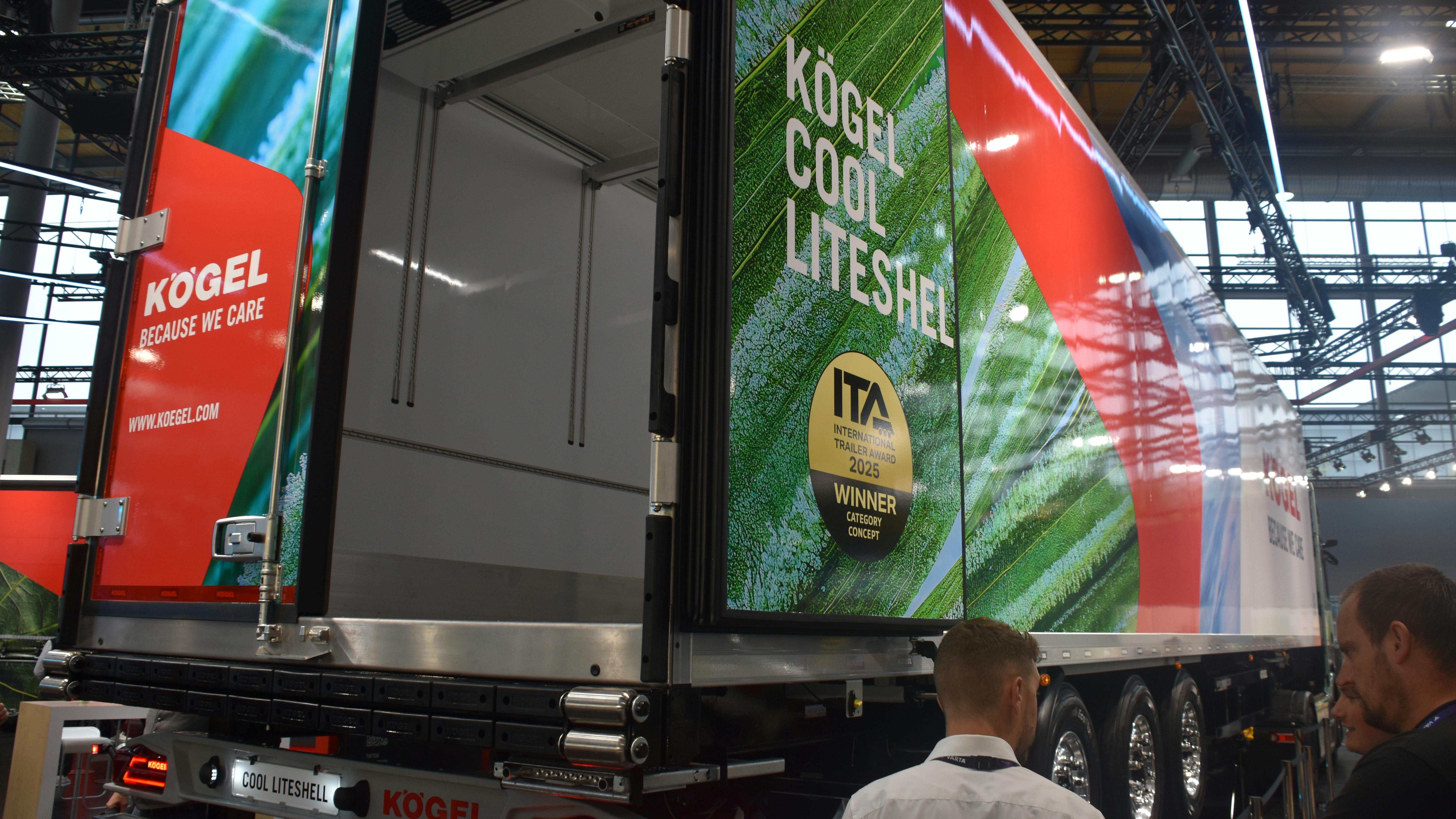 The K&ouml;gel Cool Liteshell, billed as the &ldquo;new generation refrigerated vehicle,&rdquo; is distinguished by its panel technology. In total, the unladen weight of the vehicle is reduced by 700kg (1,540 lbs).