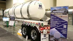 The new Omni Tanker composite chemical tank trailer is distributed exclusively by Kraft Corporation. The new Omni Tanker composite chemical tank trailer is distributed exclusively by Kraft Corporation.