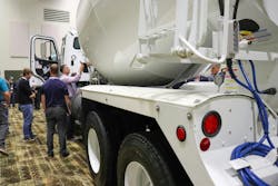 The Freightliner 114SD Plus was among the vehicles measured, photographed, and crawled around during the recent NTEA Commercial Vehicle Upfitting Summit. The Freightliner 114SD Plus was among the vehicles measured, photographed, and crawled around during the recent NTEA Commercial Vehicle Upfitting Summit.