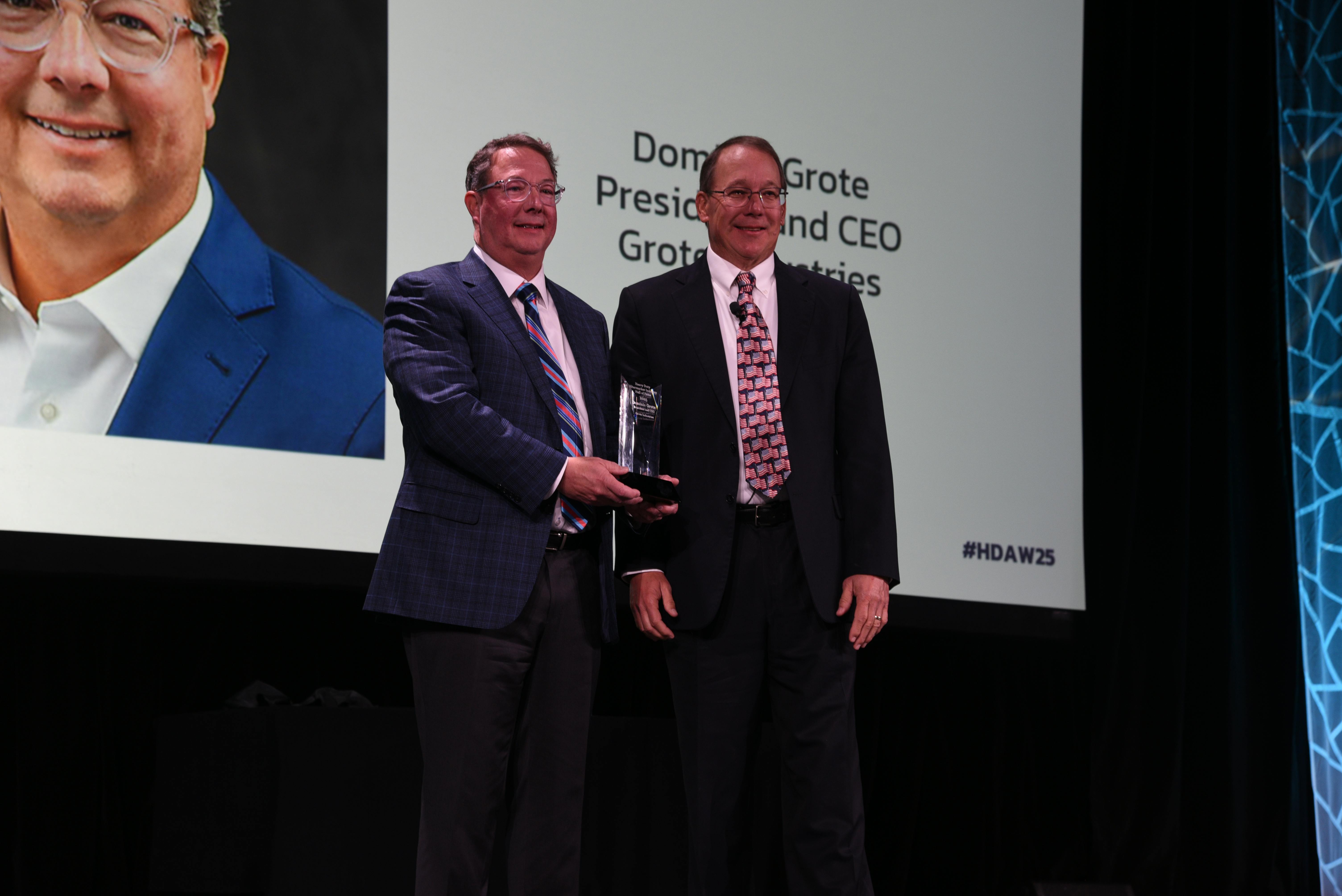 Dominic Grote, president and CEO of Grote Industries, is the 2025 Heavy Duty Aftermarket Hall of Fame inductee.