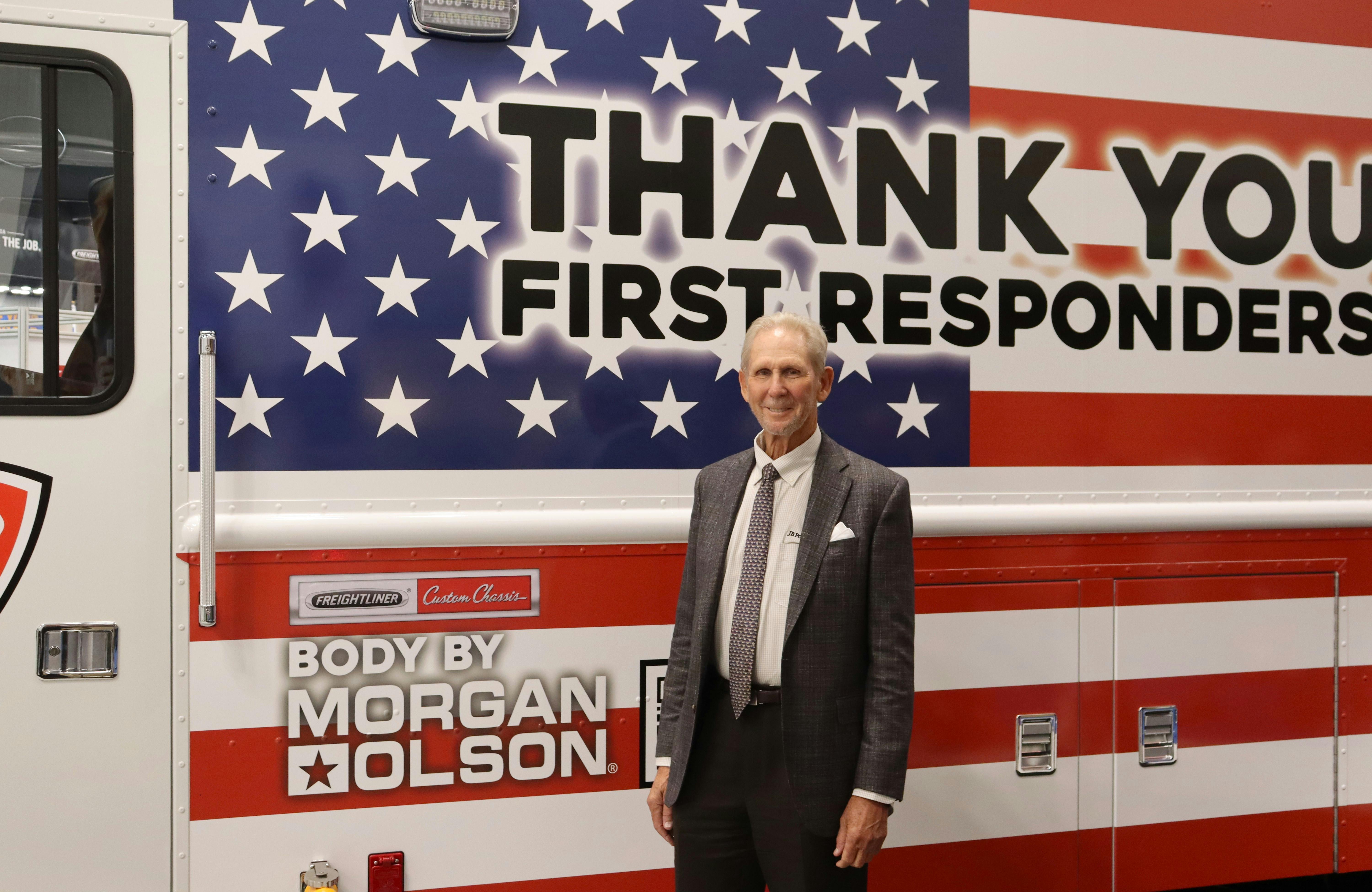 JBPCO Chairman and CEO John B. Poindexter at Work Truck Week.