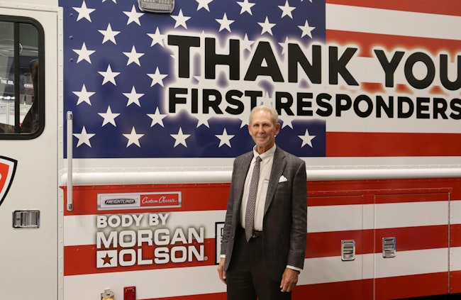 JBPCO Chairman and CEO John B. Poindexter at Work Truck Week.