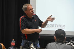 Bill Snider is shown here in one of Dexter's many training sessions at the 2025 Trailer Tech Expo. Bill Snider is shown here in one of Dexter's many training sessions at the 2025 Trailer Tech Expo.