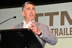 Policy strategist Mike Joyce encourages trailer manufacturers to engage with elected officials: 'You really tell great stories about manufacturing, about American competitiveness.' Policy strategist Mike Joyce encourages trailer manufacturers to engage with elected officials: 'You really tell great stories about manufacturing, about American competitiveness.'