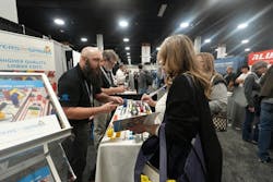 The number of companies exhibiting at the NATM show this year was up nearly 13%, including 51 new member companies. The number of companies exhibiting at the NATM show this year was up nearly 13%, including 51 new member companies.