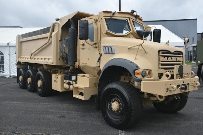 This is an early armored version of the M917A3 which, prior to full production, underwent punishing tests at the Aberdeen Test Center.