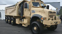 This is an early armored version of the M917A3 which, prior to full production, underwent punishing tests at the Aberdeen Test Center.