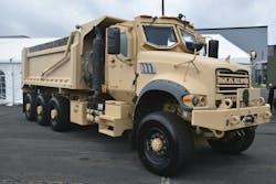 This is an early armored version of the M917A3 which, prior to full production, underwent punishing tests at the Aberdeen Test Center. This is an early armored version of the M917A3 which, prior to full production, underwent punishing tests at the Aberdeen Test Center.