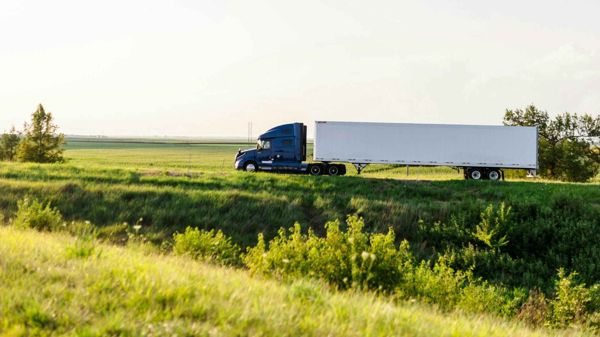 Great Dane truck on the road