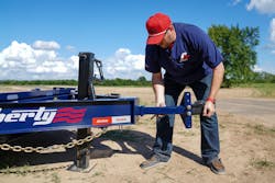 The two-step defense renders the trailer virtually immobile until the tow bar is reattached by its rightful owner. The two-step defense renders the trailer virtually immobile until the tow bar is reattached by its rightful owner.