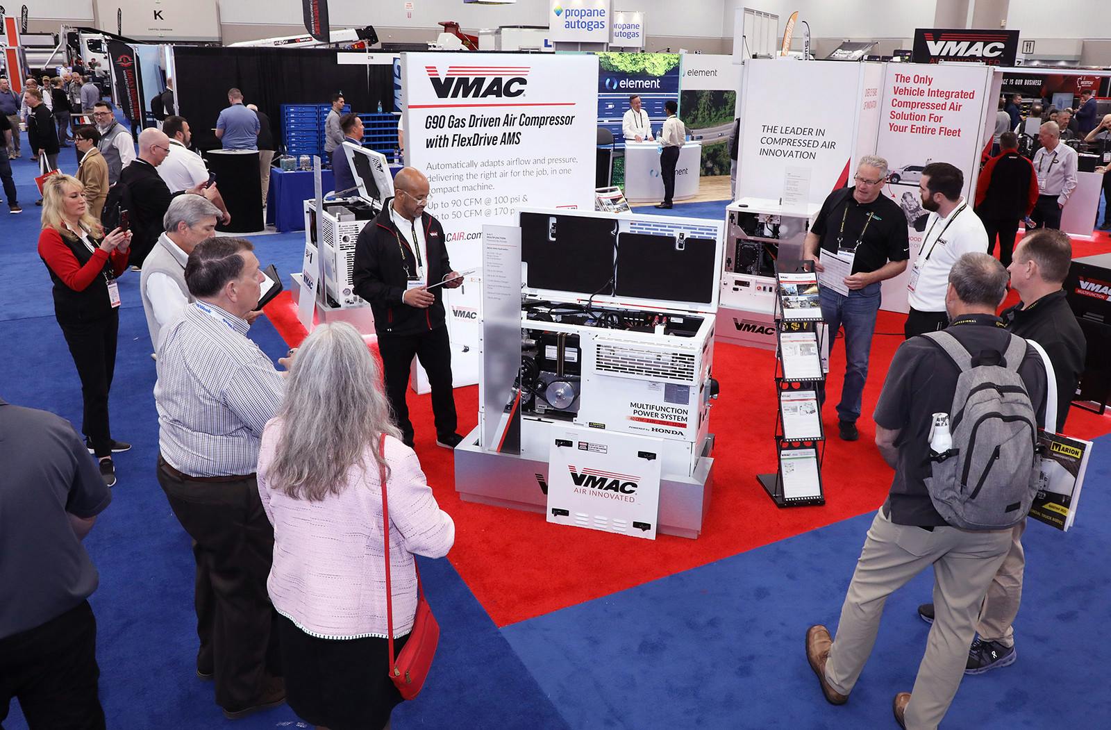 Jomo Green, VMAC&rsquo;s VP of marketing and sales, speaks with the media at WTW 2026.