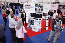 Jomo Green, VMAC’s VP of marketing and sales, speaks with the media at WTW 2026. Jomo Green, VMAC’s VP of marketing and sales, speaks with the media at WTW 2026.