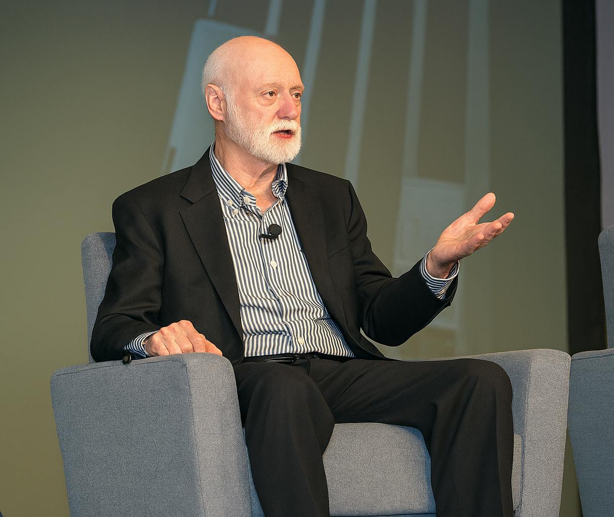 Michael Parr, senior adviser at HillStaffer and NAFA government affairs representative, address Right to Repair at this year's expo.