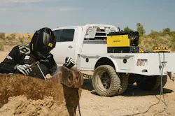 The Ruffian EMP 270G offers a multiprocess welding output of 270 amps at 100% duty cycle and 11 kW of generator power. The Ruffian EMP 270G offers a multiprocess welding output of 270 amps at 100% duty cycle and 11 kW of generator power.