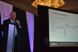 FTR Chairman Eric Starks explains that challenge for an industry forecaster is that “there are so many things happening” in the economy that it’s a “struggle” to account for them all.