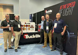 Truck-Lite, seen here on Day 1 of the 2026 HDA Truck Pride Annual Meeting in San Diego, recently secured a five-year FMCSA exemption for the use of its auxiliary amber pulsating brake lamp on the rear of commercial motor vehicles. Truck-Lite, seen here on Day 1 of the 2026 HDA Truck Pride Annual Meeting in San Diego, recently secured a five-year FMCSA exemption for the use of its auxiliary amber pulsating brake lamp on the rear of commercial motor vehicles.