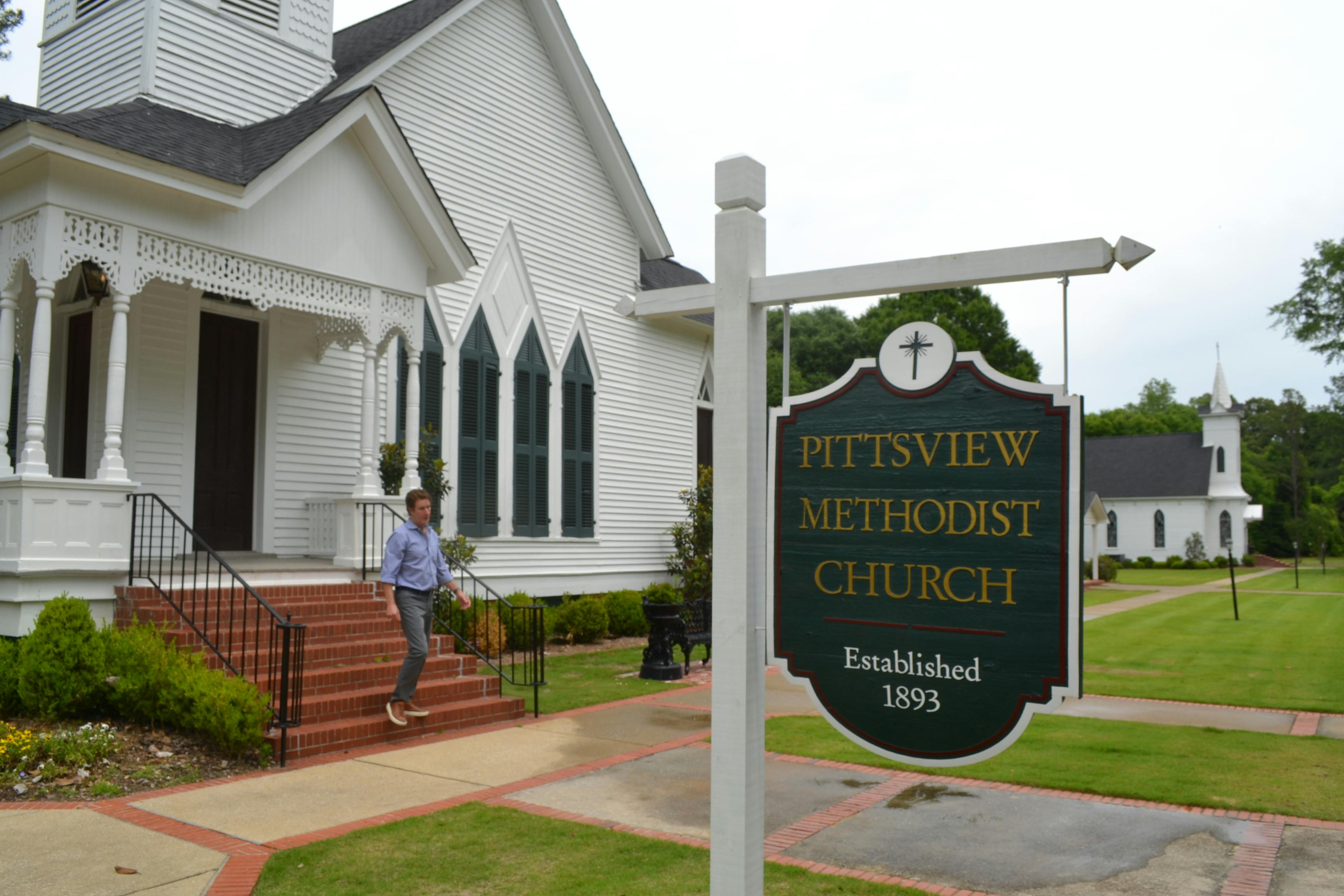 Pitts Enterprises CEO Jeff Pitts makes the rounds of his hometown.
