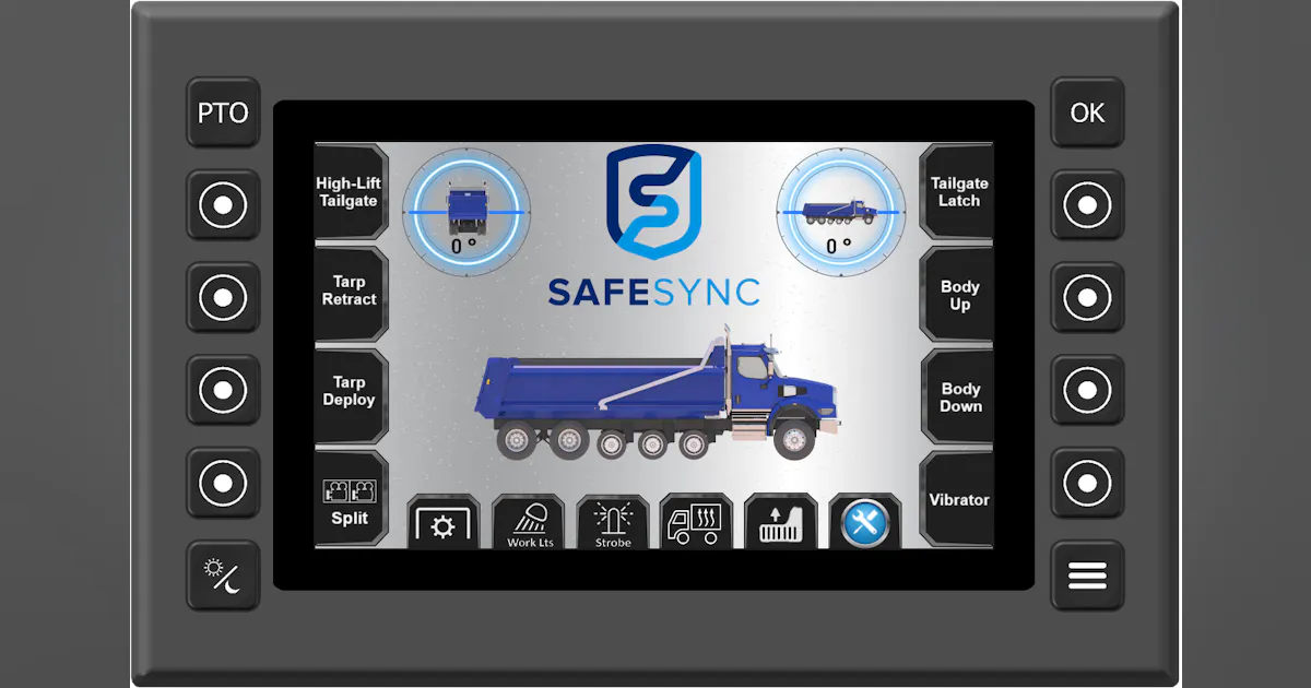Smart Target System SafeSync smart system targets Class 8 dump safety | Trailer Body Builders